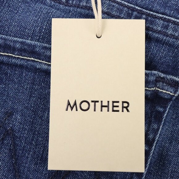 NWT MOTHER The Hustler Roller Sneak Jeans in Heirloom Wash Size 27 - Picture 6 of 9
